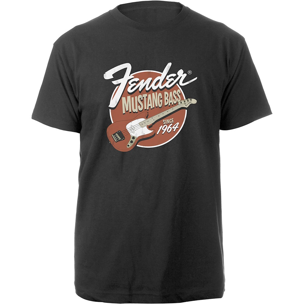 Fender - Mustang Bass Mens Tshirt - Black